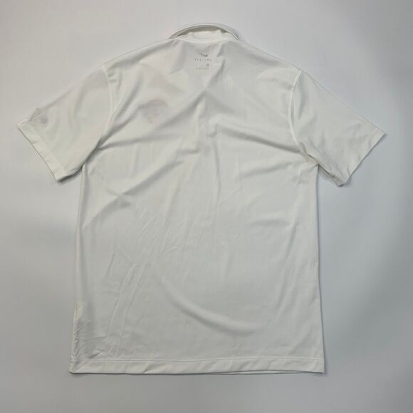 Nike REV Basketball Polo Shirt Mens M Medium White Performance Dri Fit Golf - Picture 10 of 13